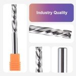 Spiral Compression Router Bits - 1/4" Shank, 3" OVL