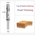 SpeTool Compression Flush Trim Router Bit 3/4”