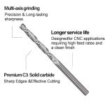 4-Inch Spiral Router Bit - 1/4 Inch Shank