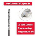 4-Inch Spiral Router Bit - 1/4 Inch Shank