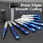 11-Piece CNC Router Bits Set for Woodworking