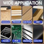 10-Piece CNC Router Bits Set for Woodworking