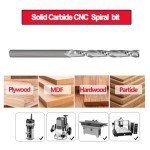 4-Inch Spiral Router Bit - 1/4 Inch Shank
