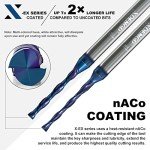 Up&Down Spiral Router Bits Set for CNC 1/8