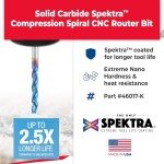 Amana Tool Spektra Solid Carbide CNC Router Bit