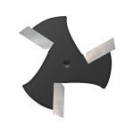 CNC Wood Surfacing Router Bits, 1/4" Shank