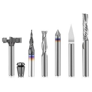 FoxAlien 1/4" Shank CNC Router Bit Kit
