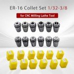 12-Piece ER-16 Collet Set for CNC Tools