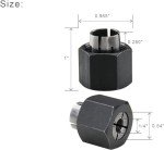 Router Collet Kit - 1/4" & 1/2" Compatibility