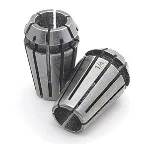 2-Pack ER11 1/4" Spring Collet Tool Holder