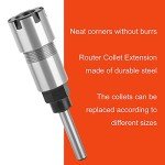 Router Bit Extension Collet for CNC and Lathe