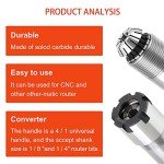 Router Bit Extension Collet for CNC and Lathe