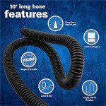 10-Foot Dust Collection Hose Kit with Fittings
