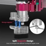 NymoLabs 65mm CNC Dust Shoe with Hose Adapter