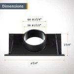 POWERTEC Router Table Dust Port Adapter 2.5" ID