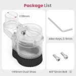 NymoLabs 65mm CNC Dust Shoe with Hose Adapter
