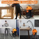 LUNYEE 7.9GAL Dust Extractor for Woodworking Tools