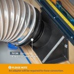 POWERTEC Router Table Dust Port Adapter 2.5" ID