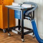 Router Table Dust Bucket with Dual Ports