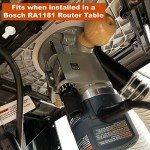 Dust Port for Bosch 1617EVS Router to 2.5" Hose