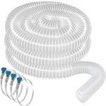 Flexible 2.5" x 20' PVC Dust Collection Hose