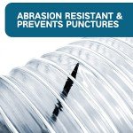 Flexible 2.5" x 20' PVC Dust Collection Hose