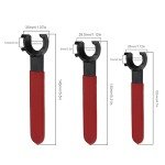 3-Piece ER16/ER20/ER25 Collet Chuck Wrench Set