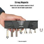 TOOLCOOL Magnetic Router Bit Storage Organizer