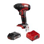 SKIL 20V 1/4 Inch Hex Cordless Impact Driver, Includes 2.0Ah PWRCore 20 Lithium Battery and Charger - ID572702