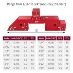14-Piece Aluminum Router Table Setup Block Set