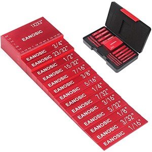 Precision Aluminum Setup Blocks for Woodworking, 15pcs