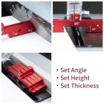 14-Piece Aluminum Router Table Setup Block Set