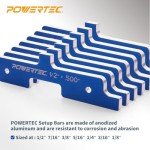 7pc Router Table Setup Bars with Height Gauges