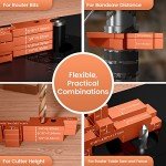 Router Table Setup Blocks - 8-Piece Aluminum Set