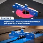 7pc Router Table Setup Bars with Height Gauges