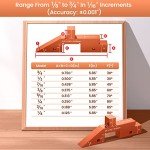 Router Table Setup Blocks - 8-Piece Aluminum Set
