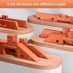 Router Table Setup Blocks - 8-Piece Aluminum Set