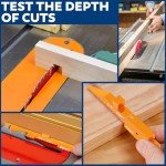 Precision Aluminum Router Table Setup Blocks - 7 PCS