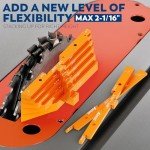 Precision Aluminum Router Table Setup Blocks - 7 PCS