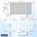 Nema23 CNC Stepper Motor 425oz-in for Router