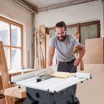 NovaVale Table Saw, 10 Inch 15A Multifunctional Saw with Stand & Push Stick Cutting Speed Up to 5000RPM, 90° Cross Cut & 0-45° Bevel Cut, Adjustable Blade Height, Ideal for Woodworking, Gray