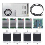 4 Axis CNC Controller Motor Kit with Driver