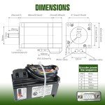 RATTMMOTOR Nema 24 Closed Loop Stepper Motor Kit