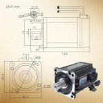 RATTMMOTOR 1000W Servo Motor Kit for CNC