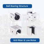 BEVDICNC SBR16 Linear Rails and Bearing Blocks
