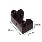 CNCYEAH 4PCS Fixed Ring Rail Limit Blocks