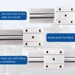 BEVDICNC SBR16 Linear Rails and Bearing Blocks