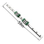 HGR20 1500mm Linear Guide Rail & Slider Kit