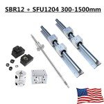 SBR12 1500mm Linear Rail & SFU1204 Ballscrew Set