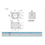 Ballscrew Nut Housing Bracket for RM1604/1605/1610